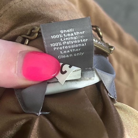 VTG Ann Taylor Y2K Suede Button Down Jacket in Tan Sz M - Picture 10 of 10